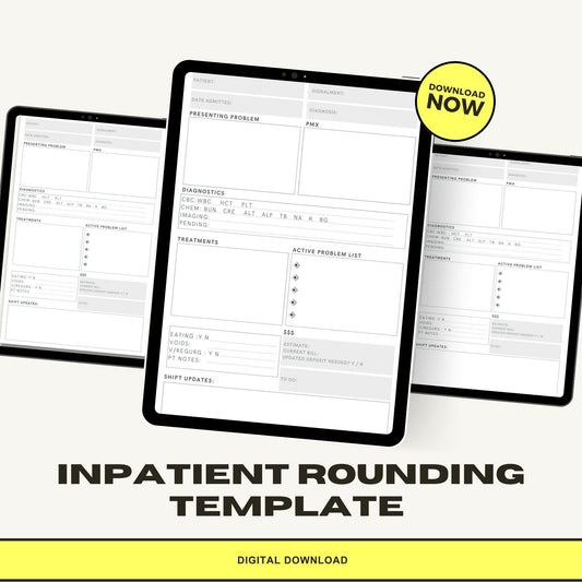 Inpatient Rounding Template